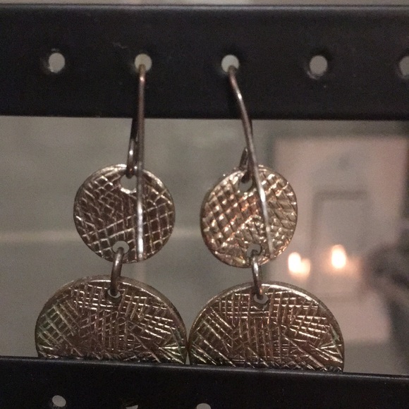 Gold Dangling Earrings - Picture 2 of 2